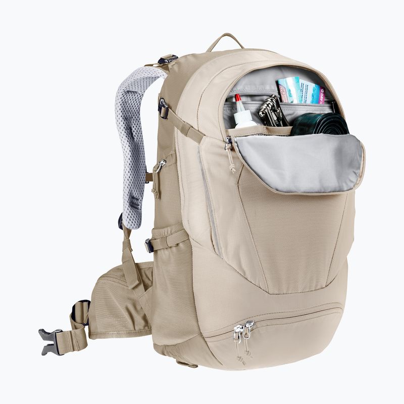 Női kerékpáros hátizsák deuter Trans Alpine 22 l SL alu/greystone 8