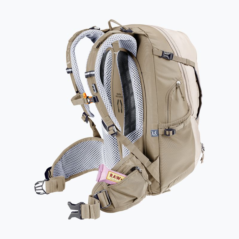 Női kerékpáros hátizsák deuter Trans Alpine 22 l SL alu/greystone 13
