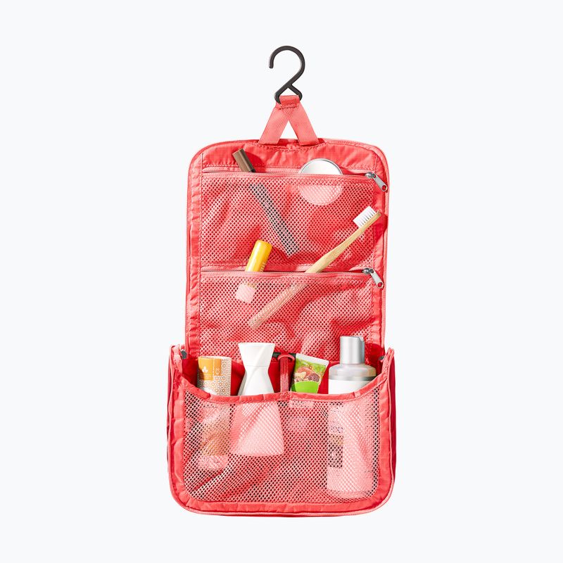 Utazó kozmetikai neszesszer Deuter Wash Center Lite II poppy/crimson 2