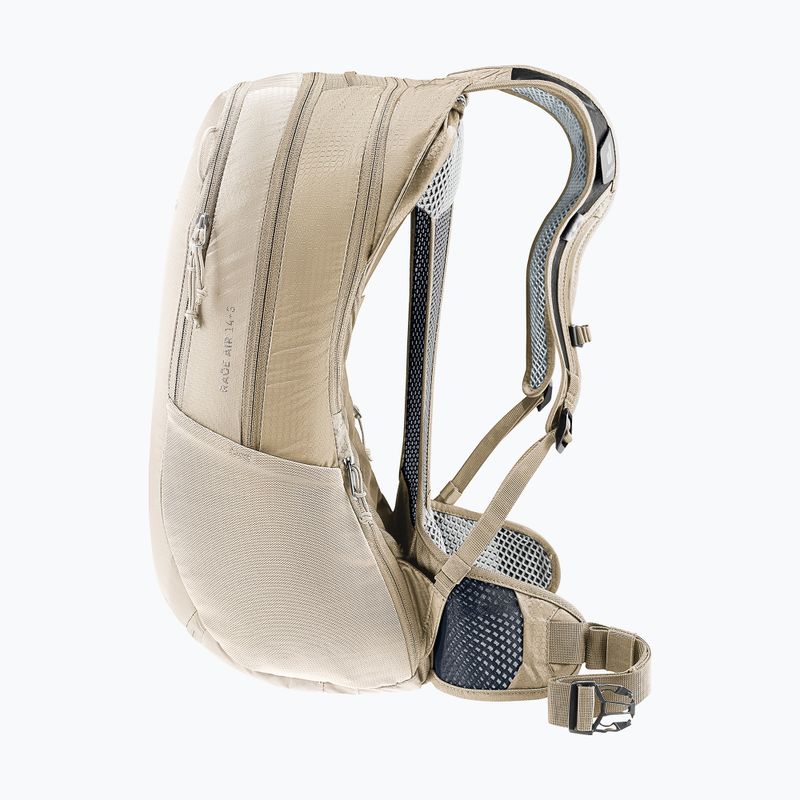 Kerékpáros hátizsák deuter Race Air 14 + 3 l alu/greystone 6