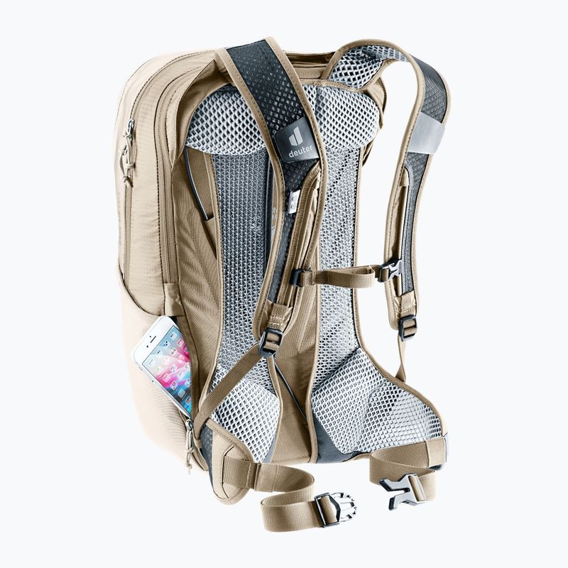 Kerékpáros hátizsák deuter Race Air 14 + 3 l alu/greystone 7