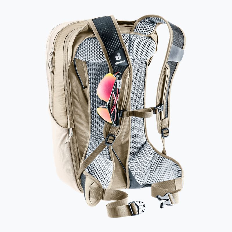 Kerékpáros hátizsák deuter Race Air 14 + 3 l alu/greystone 12
