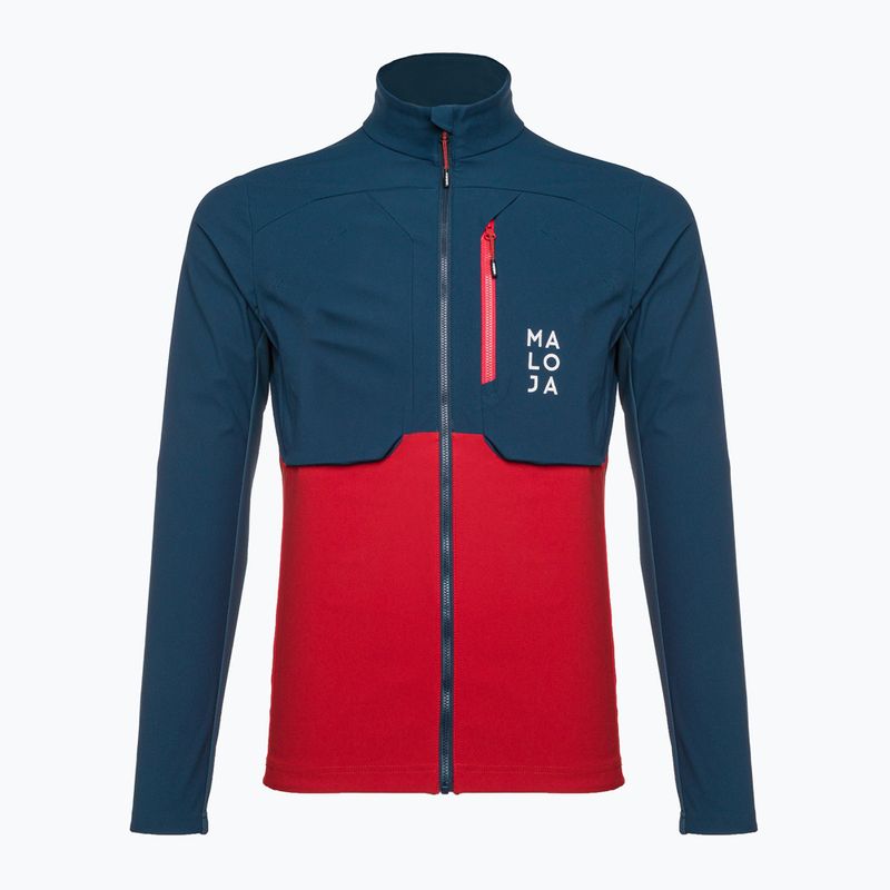 Maloja EuleM férfi softshell dzseki tengerészkék és piros 34230-1-8686