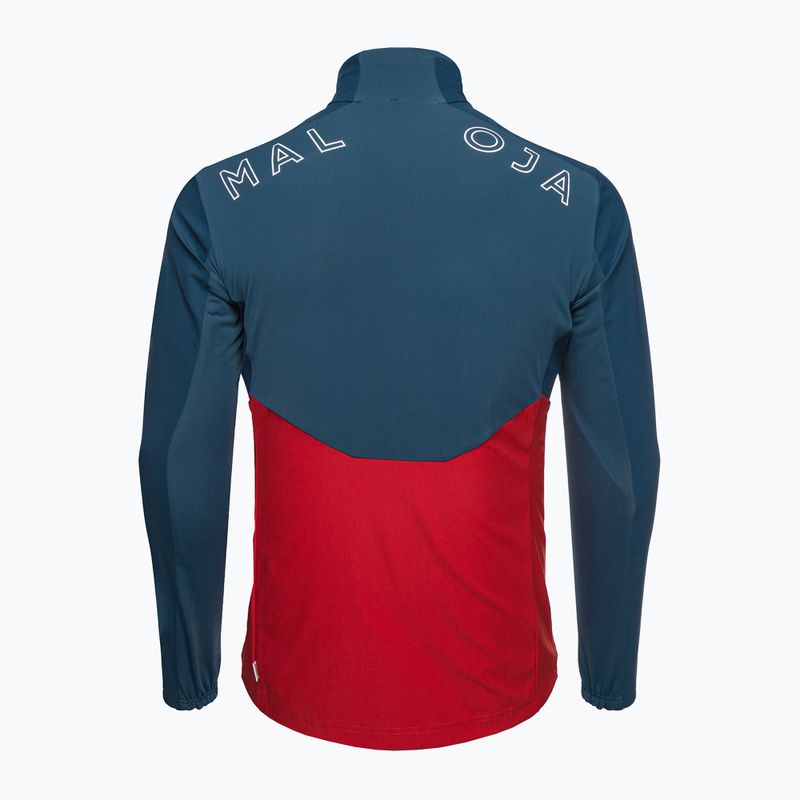 Maloja EuleM férfi softshell dzseki tengerészkék és piros 34230-1-8686 2