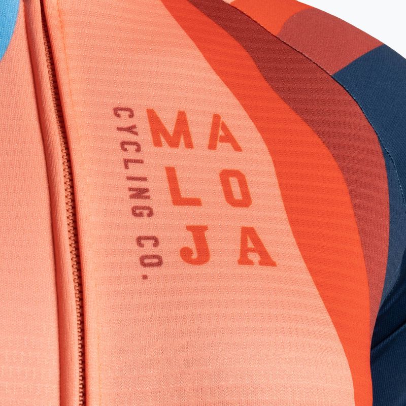 Maloja AmiataM 1/1 narancssárga-sötétkék női kerékpáros mez 35170 3