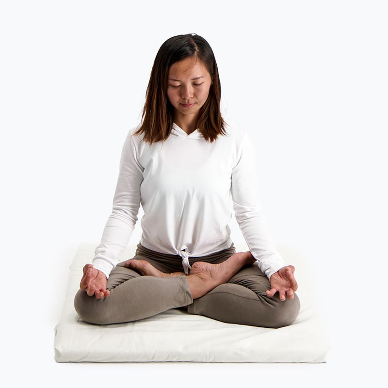 Meditációs párna JadeYoga Prolana Meditation Pad Zabuton natural 6