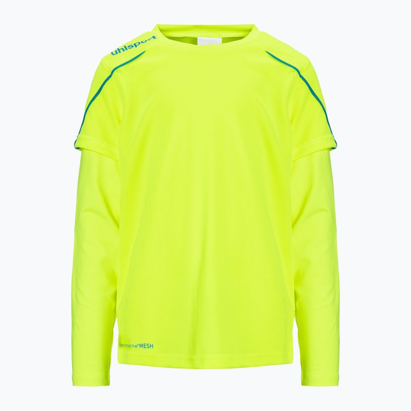 Gyermek kapus póló uhlsport Stream 22 sárga 100562308