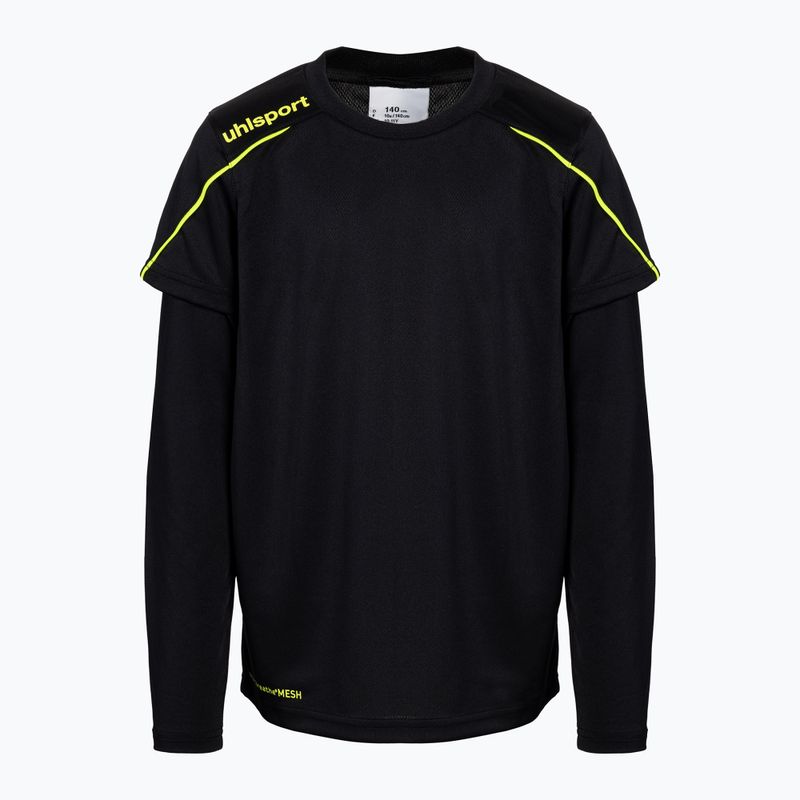 Gyermek kapus póló uhlsport Stream 22 fekete 100562309