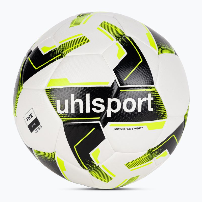 Focilabda uhlsport Soccer Pro Synergy white/black/fluo yellow méret: 5
