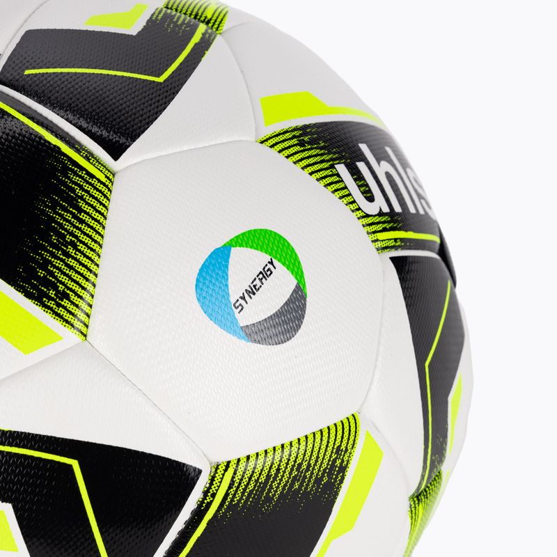 Focilabda uhlsport Soccer Pro Synergy white/black/fluo yellow méret: 5 3