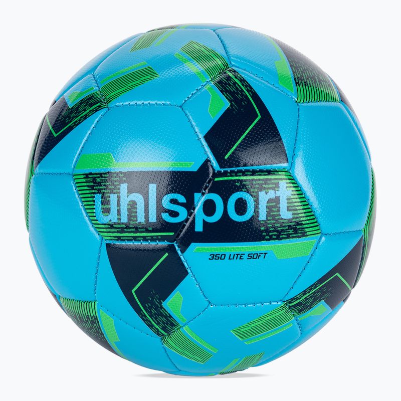 Focilabda uhlsport Lite Soft 350 ice blue/navy/fluo green méret: 5
