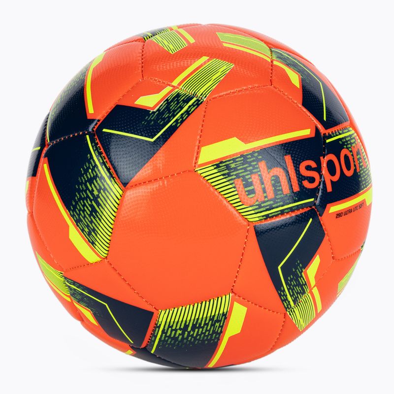 Focilabda uhlsport Lite Soft 290 fluo red/navy/fluo yellow méret: 5 2