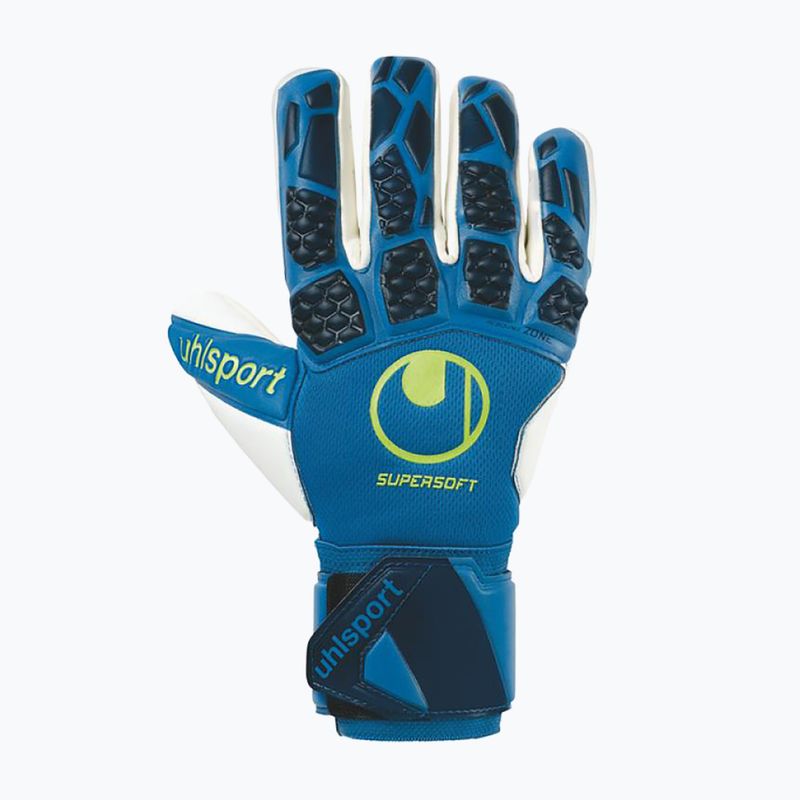 Uhlsport Hyperact Supersoft HN kapuskesztyű kék-fehér 101123601 4