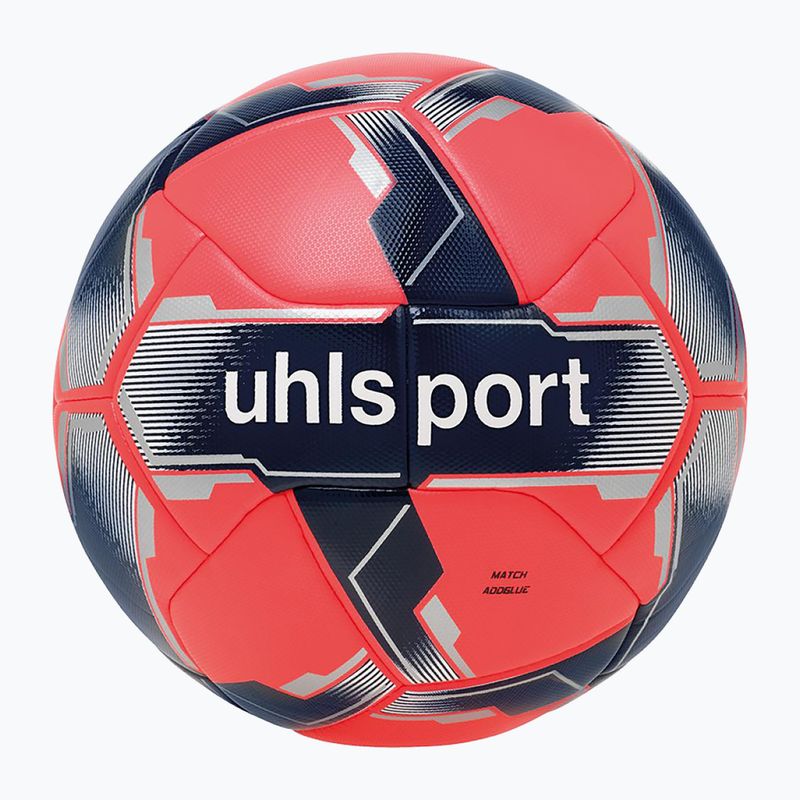 Focilabda uhlsport Match Addglue fluo red/navy/silver méret: 5 4