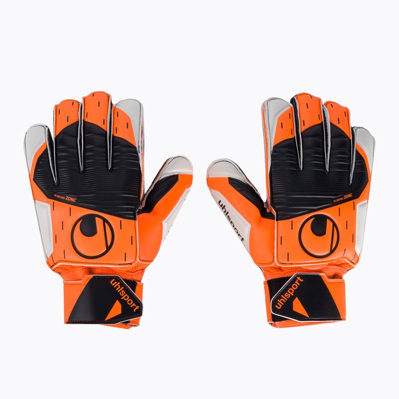 Uhlsport Soft Resist+ Flex Frame kapuskesztyű narancssárga és fehér 101127401