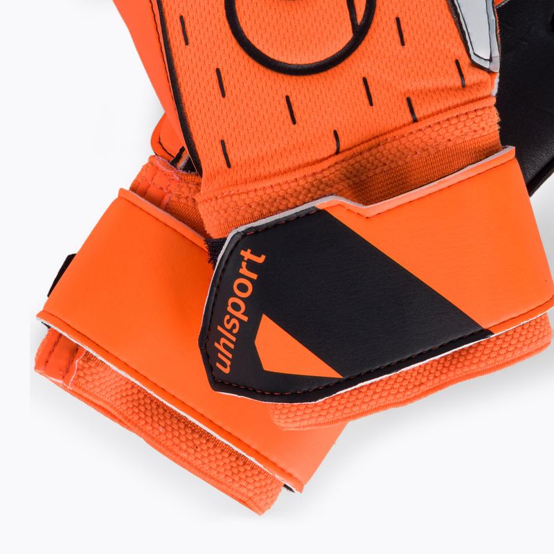 Uhlsport Soft Resist+ kapuskesztyű narancssárga és fehér 101127501 4
