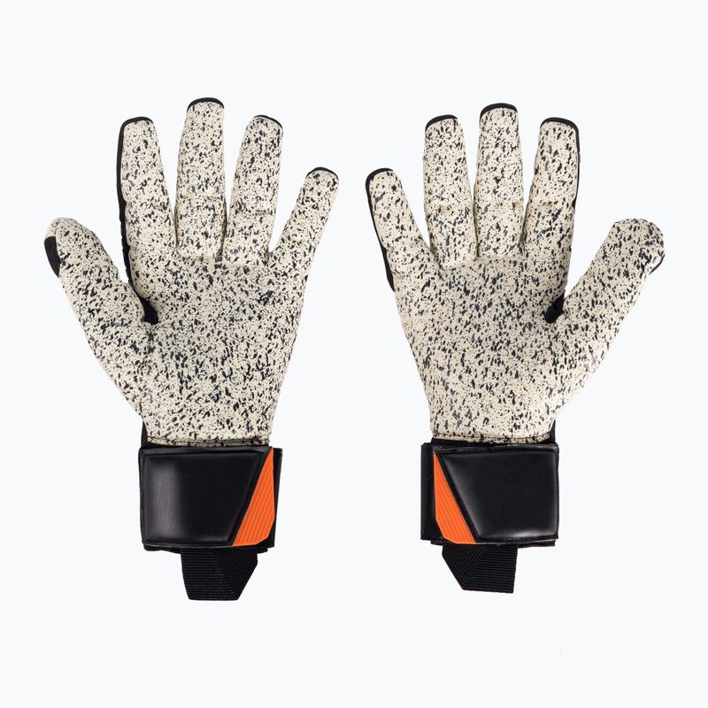 Uhlsport Speed Contact Supergrip+ Finger Surround kapuskesztyű fekete-fehér 101126001 2