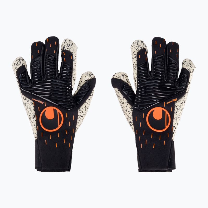 Uhlsport Speed Contact Supergrip+ Hn kapuskesztyű fekete-fehér 101126101