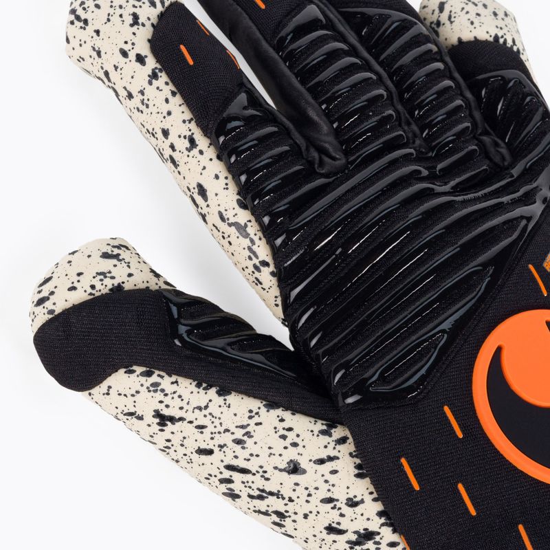 Uhlsport Speed Contact Supergrip+ Hn kapuskesztyű fekete-fehér 101126101 3