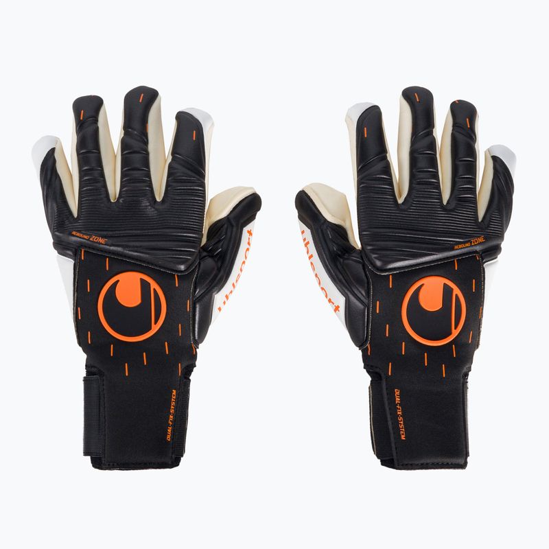 Uhlsport Speed Contact Absolutgrip Finger Surround kapuskesztyű fekete-fehér 101126301