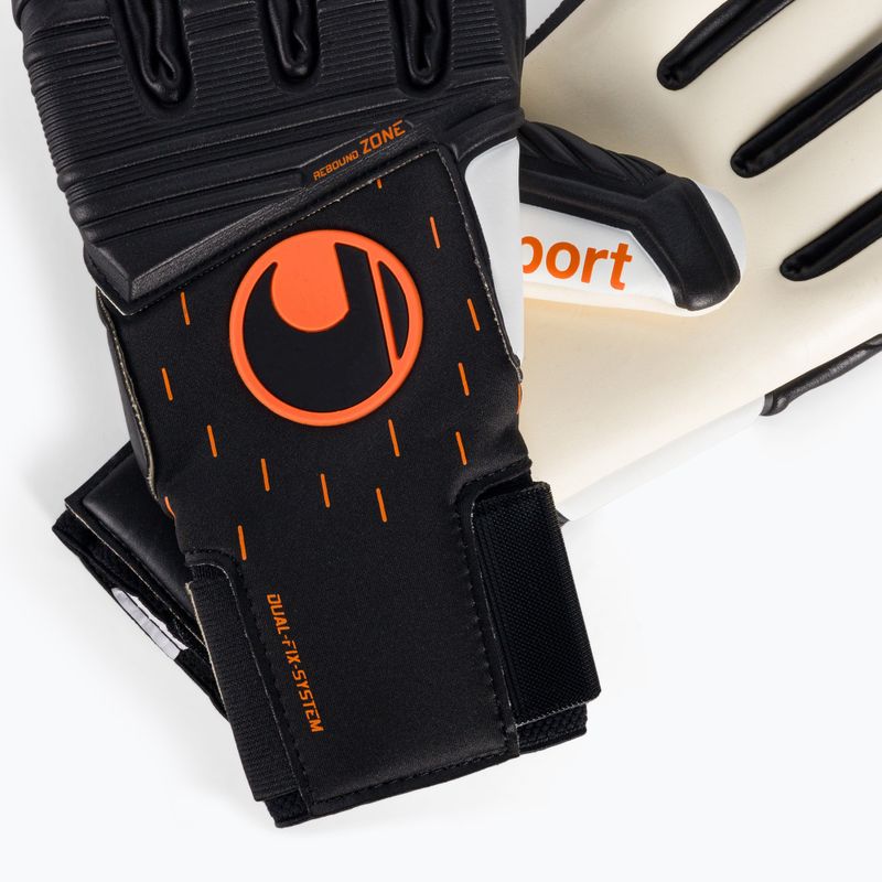 Uhlsport Speed Contact Absolutgrip Hn kapuskesztyű fekete-fehér 101126401 4