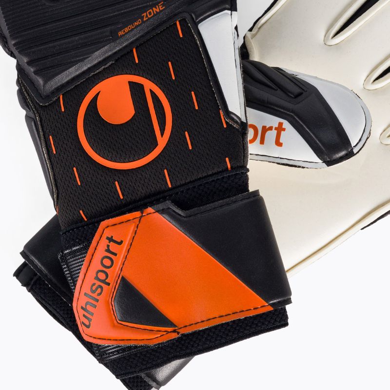 Uhlsport Speed Contact Supersoft kapuskesztyű fekete-fehér 101126601 4