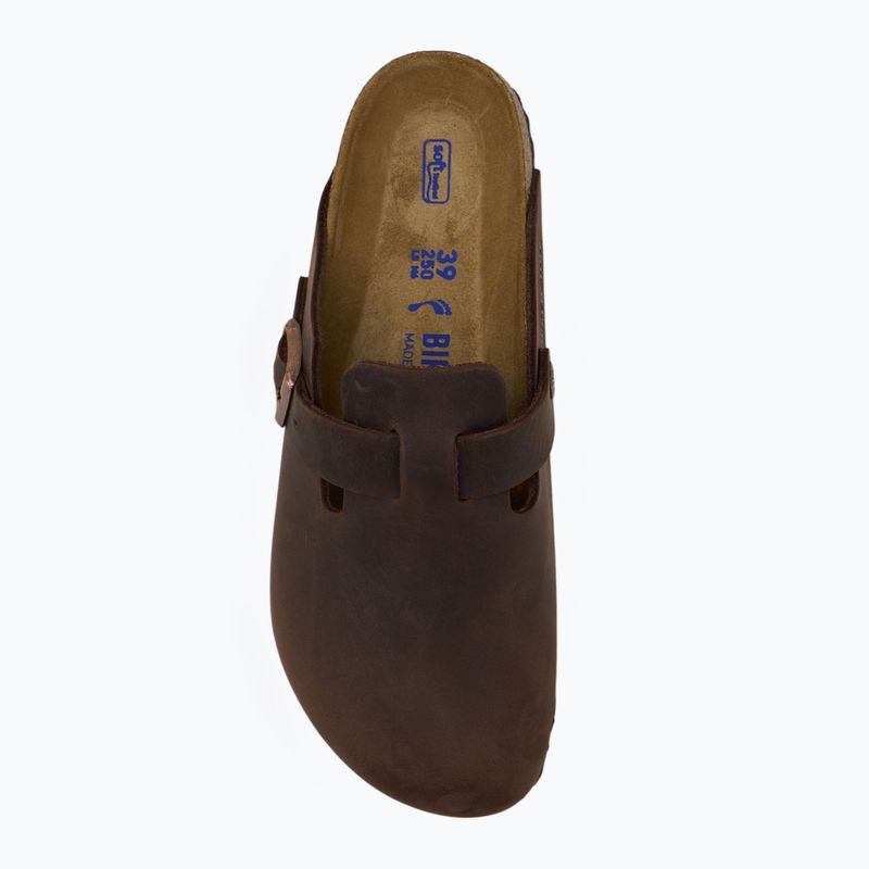 BIRKENSTOCK Boston SFB LEOI Narrow habana flip-flopok 5