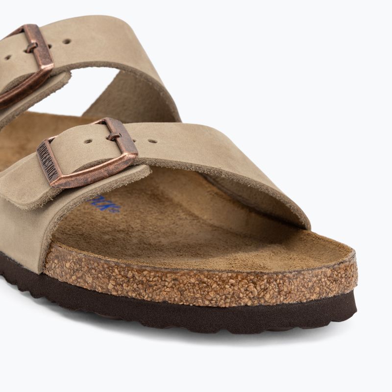 BIRKENSTOCK Arizona LEOI keskeny tabak barna flip-flopok 7