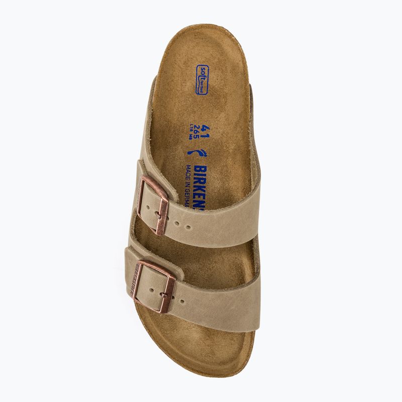 BIRKENSTOCK Arizona LEOI keskeny tabak barna flip-flopok 5