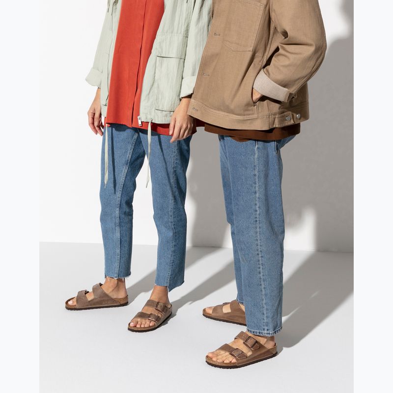 Papucs BIRKENSTOCK Arizona SFB LEOI Narrow tabacco brown 3