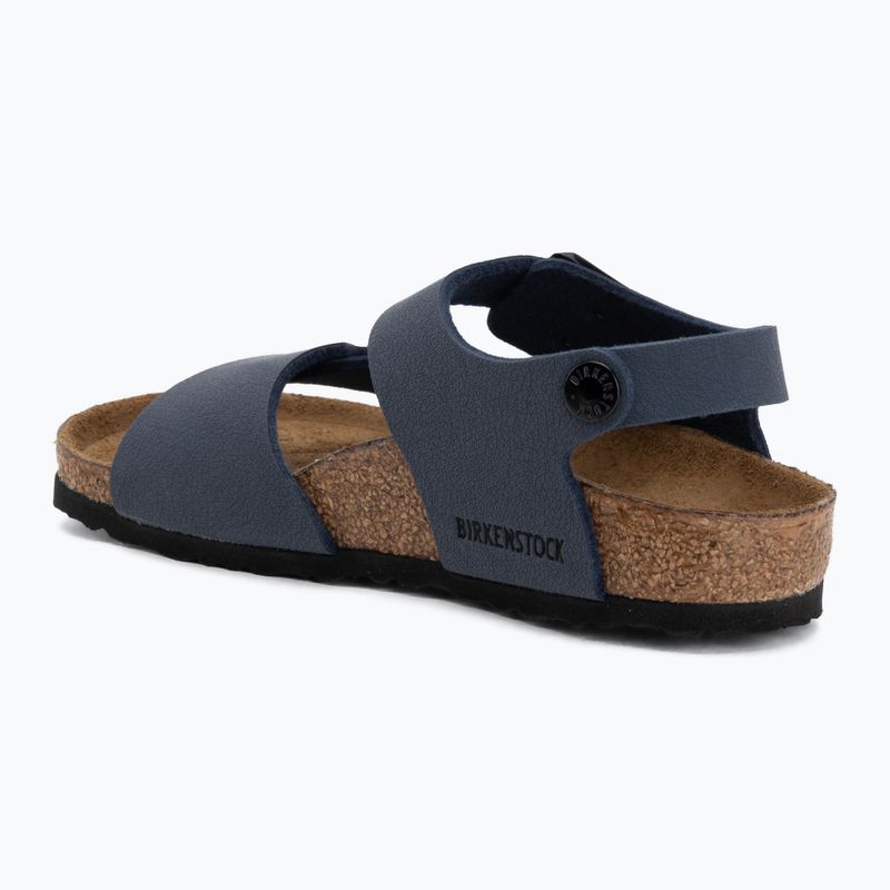 Gyerek szandálok BIRKENSTOCK New York Birkibuc Narrow navy 3