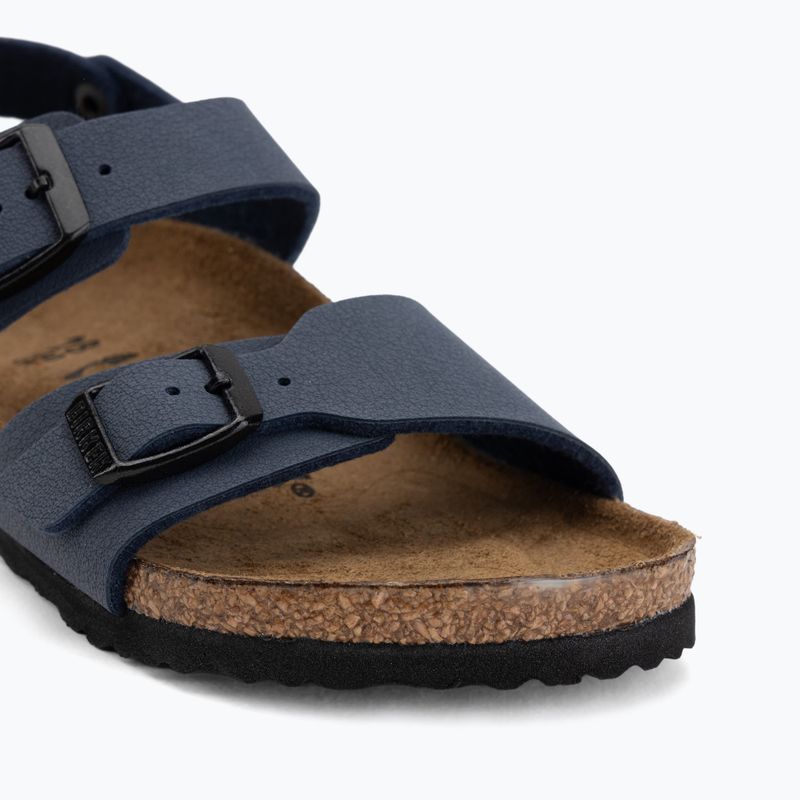 Gyerek szandálok BIRKENSTOCK New York Birkibuc Narrow navy 7