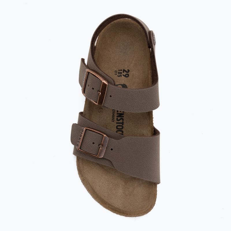 Gyerek szandálok BIRKENSTOCK New York Birkibuc Narrow mocha 5
