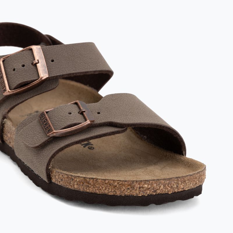 Gyerek szandálok BIRKENSTOCK New York Birkibuc Narrow mocha 7