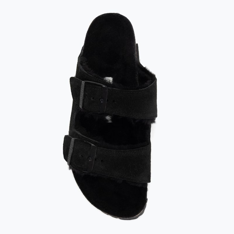 BIRKENSTOCK Arizona Shearling SL Narrow flip-flopok fekete 5