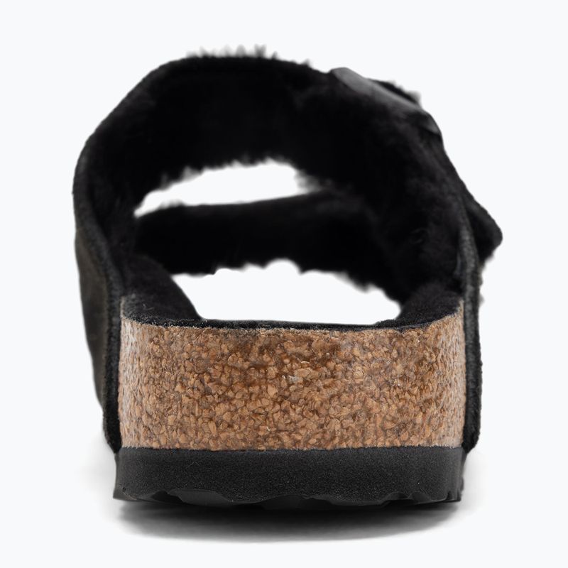 BIRKENSTOCK Arizona Shearling SL Narrow flip-flopok fekete 6