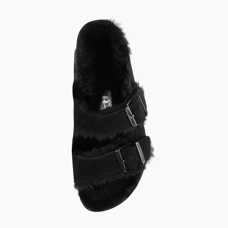 BIRKENSTOCK Arizona Shearling SL Narrow flip-flopok fekete 9