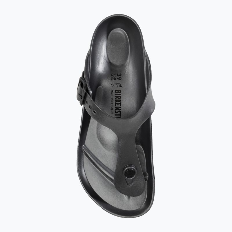 BIRKENSTOCK Gizeh EVA Regular metál athracit flip flopok 5
