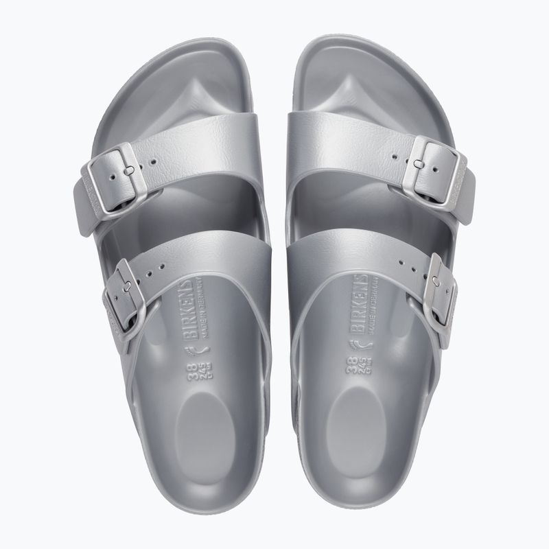 BIRKENSTOCK flip-flop Arizona EVA Metallic Regular fémes ezüst színben 3