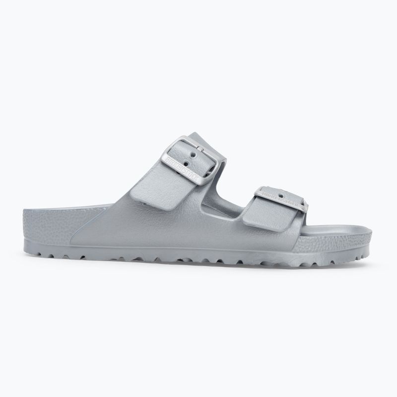 BIRKENSTOCK Arizona EVA Narrow metál ezüst flip-flopok 2