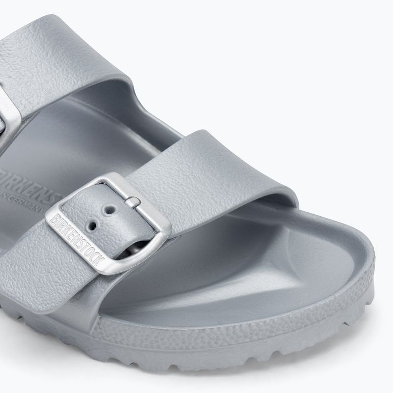 BIRKENSTOCK Arizona EVA Narrow metál ezüst flip-flopok 7