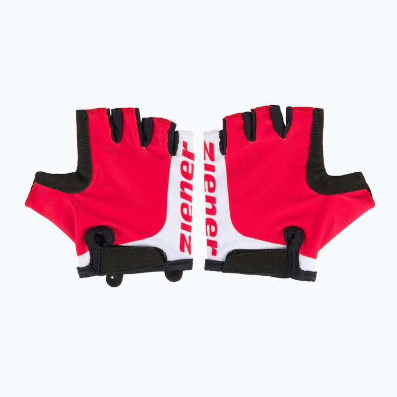 Gyermek kerékpáros kesztyű ZIENER MTB Corrie Junior piros Z-178535 2