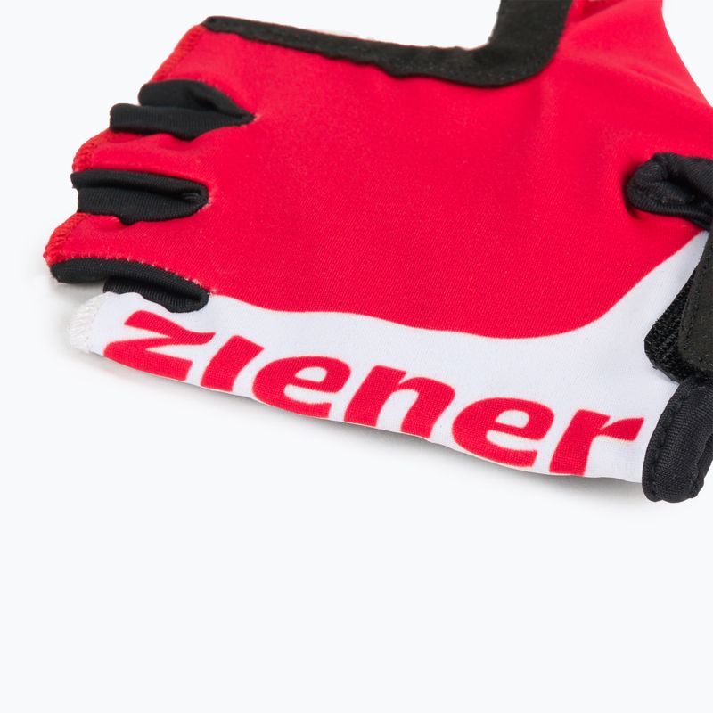 Gyermek kerékpáros kesztyű ZIENER MTB Corrie Junior piros Z-178535 4