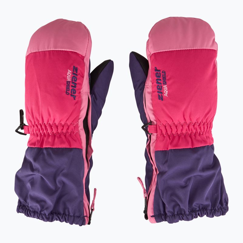 Gyerek síkesztyű ZIENER Levi As Minis dark purple 3