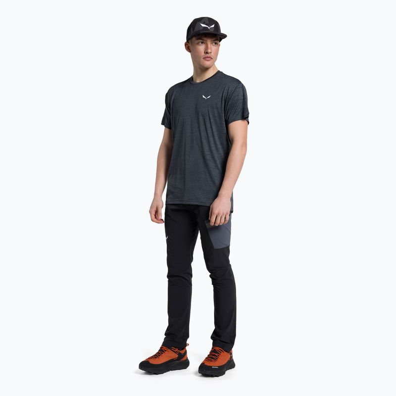 Salewa Puez Melange Dry férfi trekking póló fekete 00-0000026537 2