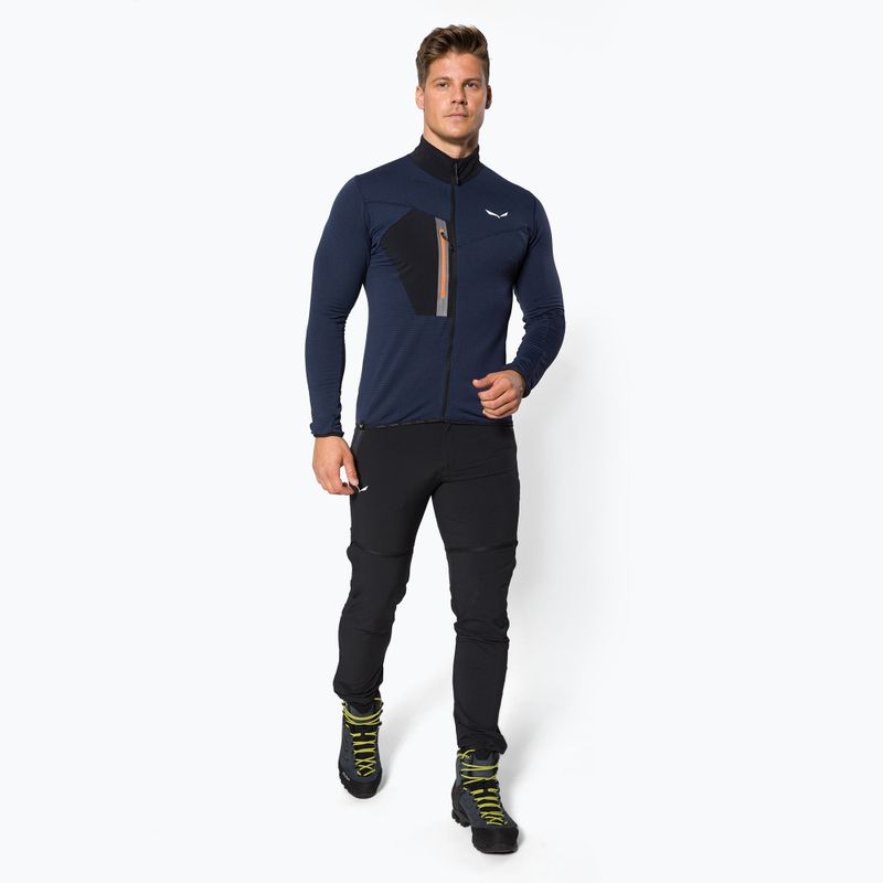 Férfi Salewa Pedroc fleece melegítő pulóver sötétkék 00-0000027719 2