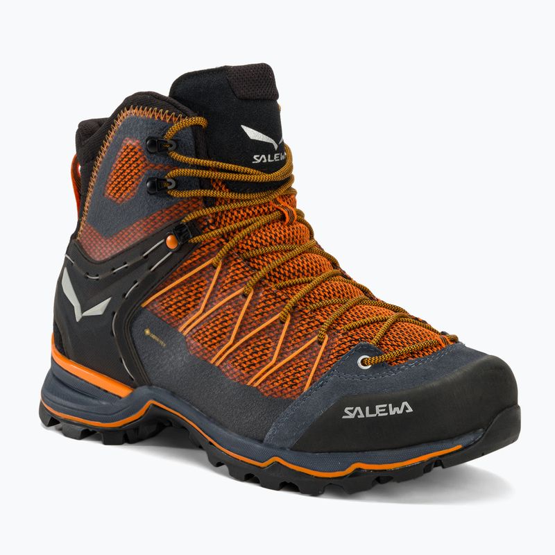 Férfi trekking cipő Salewa MTN Trainer Lite Mid GTX black out/carrot