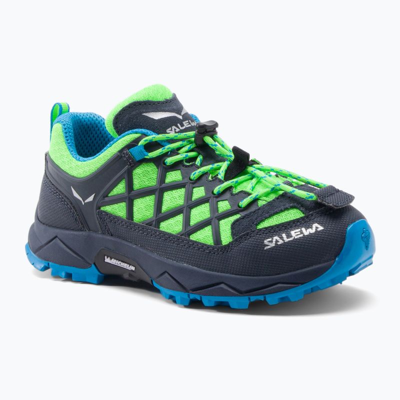 Salewa Wildfire gyermek túrabakancs kék-zöld 00-0000064007