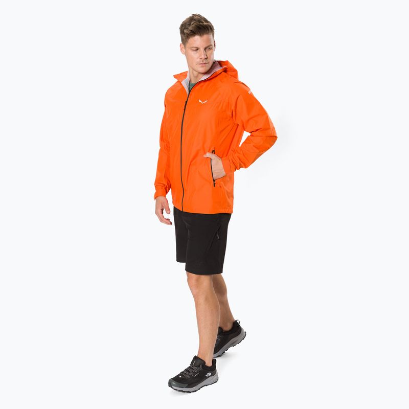 Salewa férfi esőkabát Puez Aqua 3 PTX narancssárga 00-0000024545 2