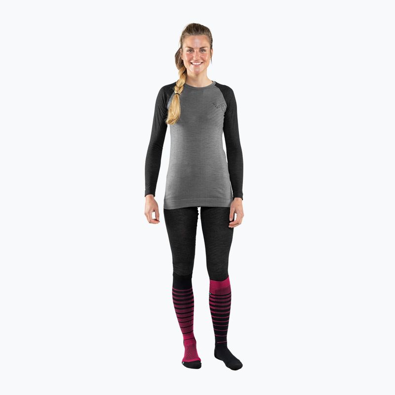 Női thermo nadrág DYNAFIT Tour Light Merino 3/4 black out 2